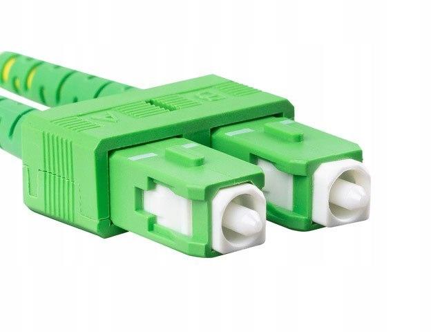 Patchcord światłowodowy Lanberg SM SC/APC-LC/APC DUPLEX 3.0mm LSZH G657A1 2m żółty