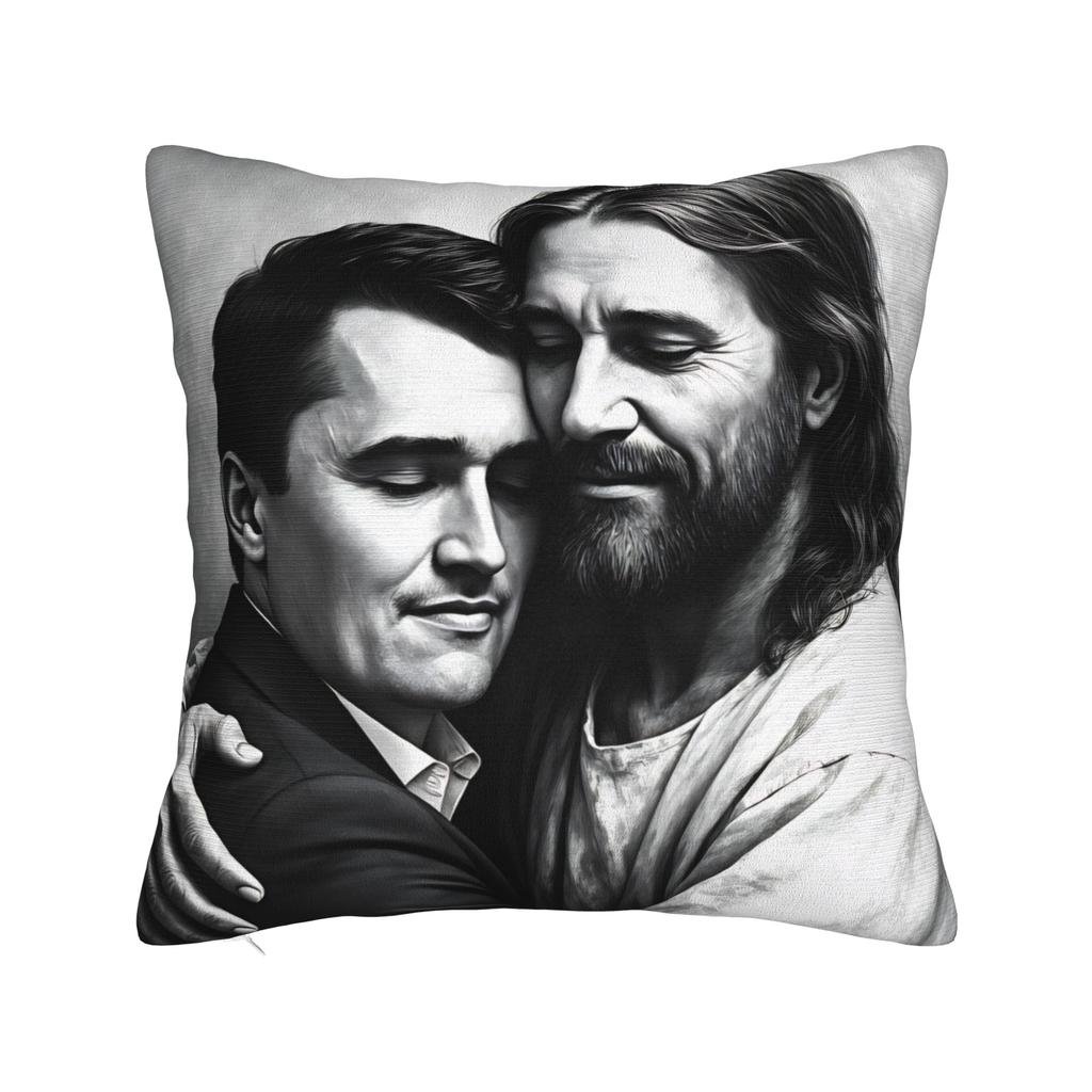 Charlie Kirk Angelic Advocate Charlie'S Home Pillow Case Morden Pillow Cover Design Pillowcases For Couch Sofa Bedroom