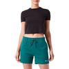 Pantaloni scurți damă - Champion - Legacy Icons - Verde pădure - Logo Pro-Jersey - Multisport