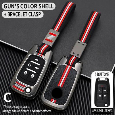 For Buick /Opel Vauxhall Insignia Astra J Mokka Zafira GL8 for Chevrolet Cruze Malibu Aveo Lova for Car Key Cover Fob Case Shell