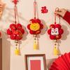 2pcs Festival Plush Door Hangers For Chinese New Year Spring Festival Ornaments for Entrance Living Room 55KF