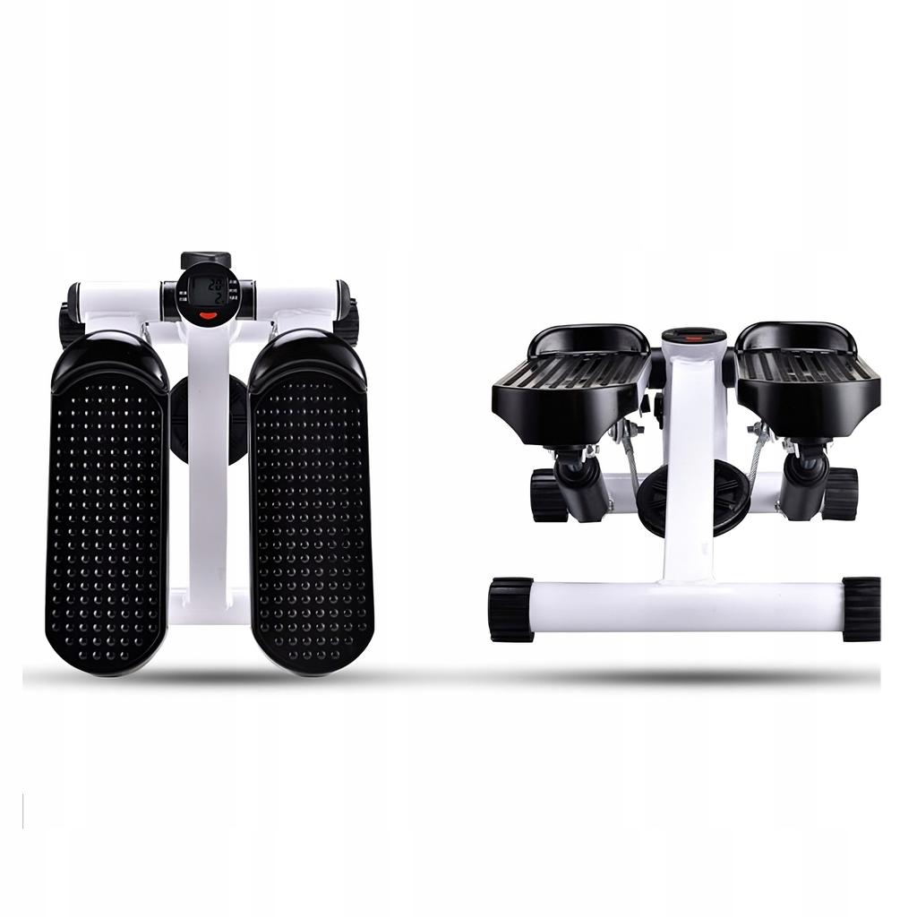 Egyszerű léptetőgép edzőkábelekkel, LCD kijelzővel, fitneszbeállítással