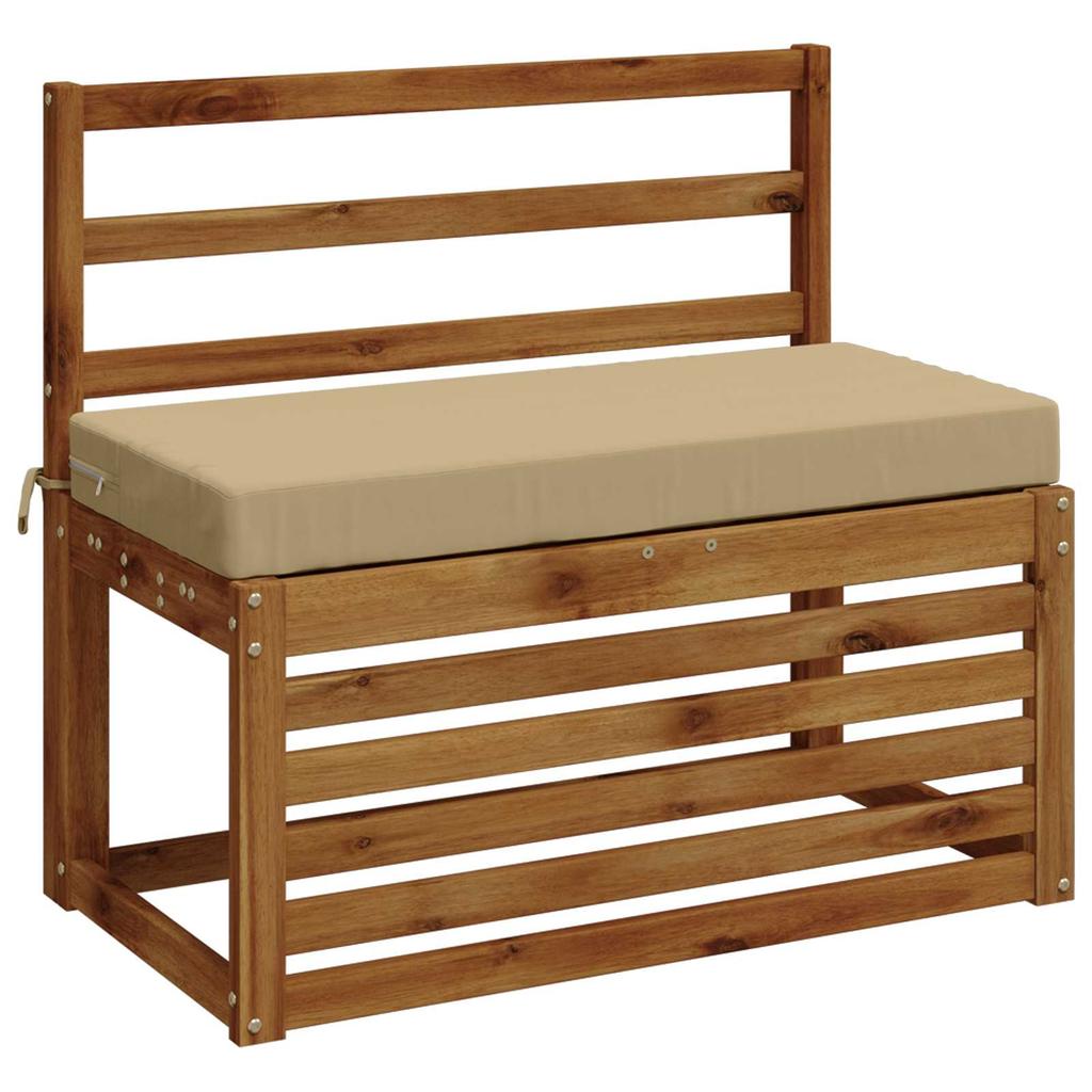 2 piece Bench Cushion Set SOEST 2 pcs. 100percent  Polyester Beige