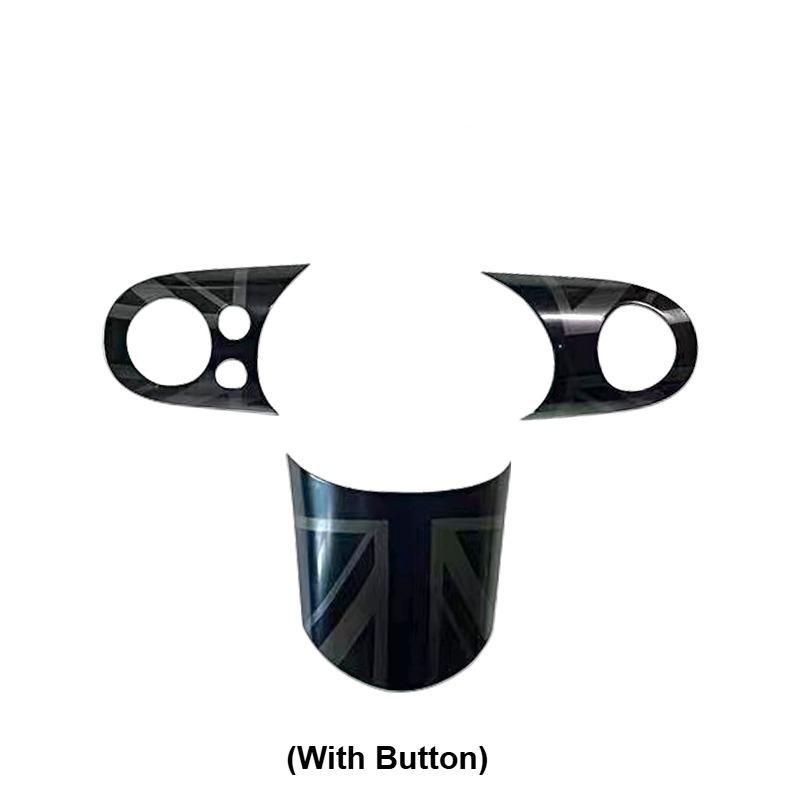 For BMW For Mini Cooper 1st Gen For R50 R52 R53 1Set Car Steering Wheel Button Panel Cover Stickers Car Interior Accessories