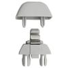 2x Sun Visor Clip Hook for VW Polo Passat Skoda Seat 2012-2015 6R0857561Y20 Car Inner Sun Visor Hanger Holder Clips