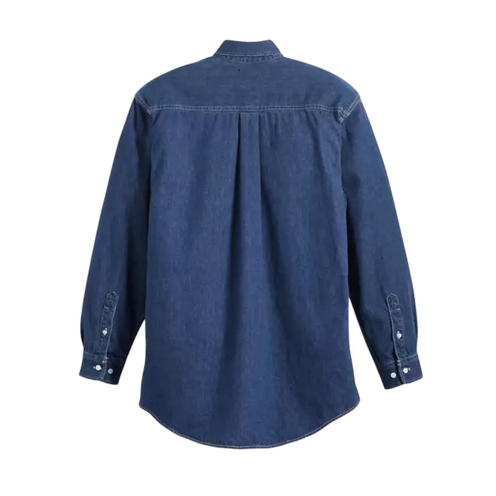 Levis Camicia Classica da Uomo in Denim con Taschino sul Petto