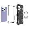 For Xiaomi Redmi Note 14 5G Magnetic Case Butterfly Armor Hollow Heat Dissipation PC + TPU Phone Cover