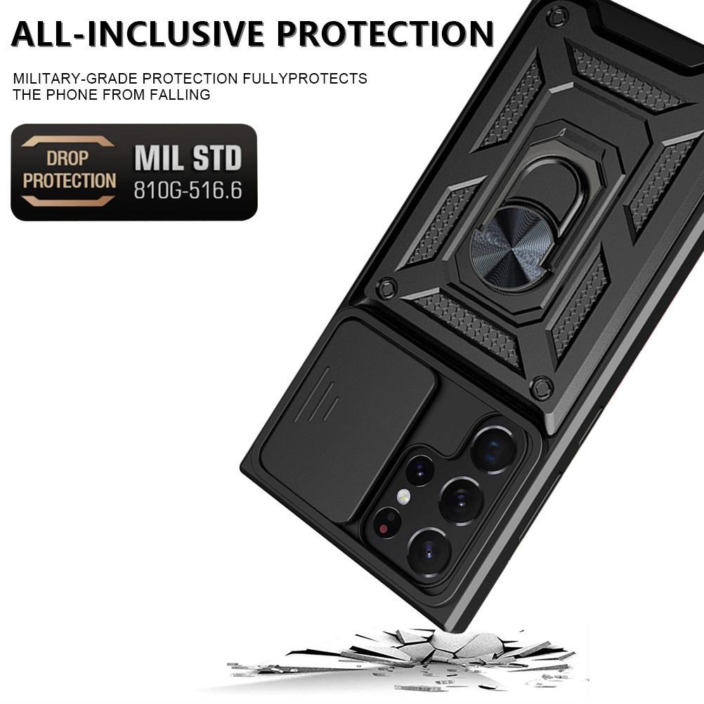 Samsung For Galaxy S24 Anti Fall Magnetic Phone Case With Bracket Protect Lens