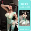 Sexy Hollow Out Open Crotch Mesh Bodysuit Intimate Lingerie For Women