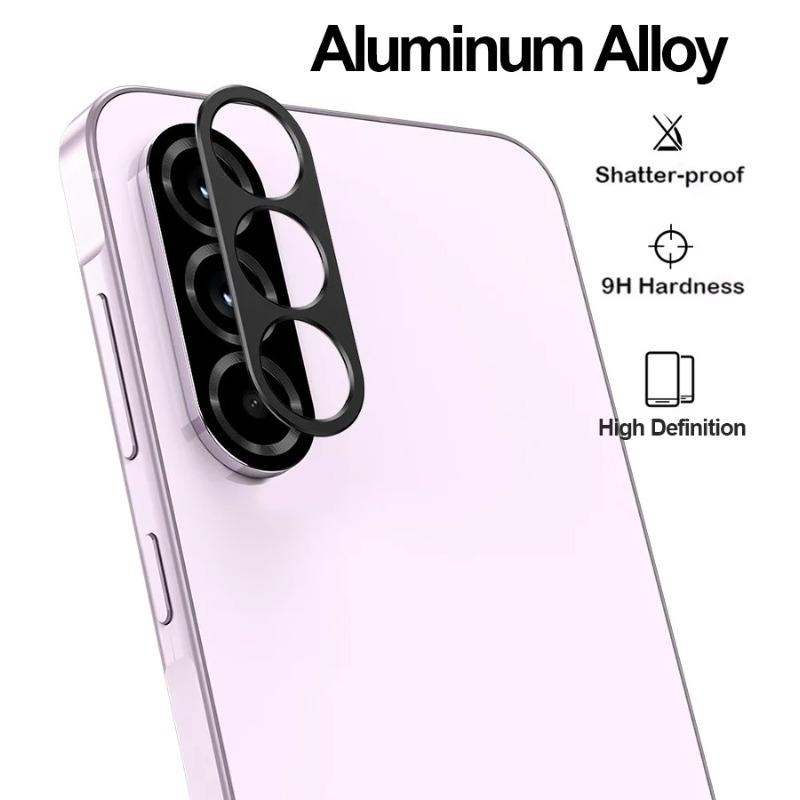 1PCS Ultra HD Aluminum Metal Rear Camera Protector Film For Samsung Galaxy A56 A36 A26 Y8 Black Lens Glass Cap Phone Accessorios