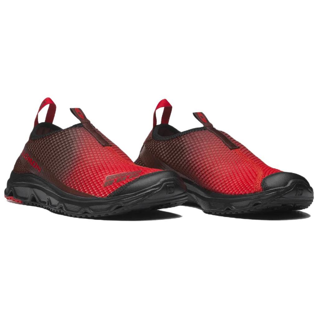 Salomon Rx Moc 3.0 Comfortable Versatile Non-Slip Breathable Low-Top Casual Running Shoes Unisex sneaker Red Black L47573700