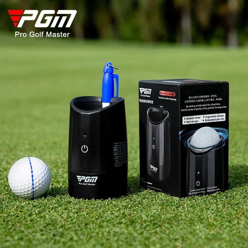 PGM Golf Electric Scriber Finds rotates Center Of Gravity Distribution Line LED Ball Painter Accessories Ball Spot Marker Tool 5