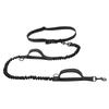 Portable Reflective Retractable Dog Leash Dual Handles Nylon Pet Lead Walking