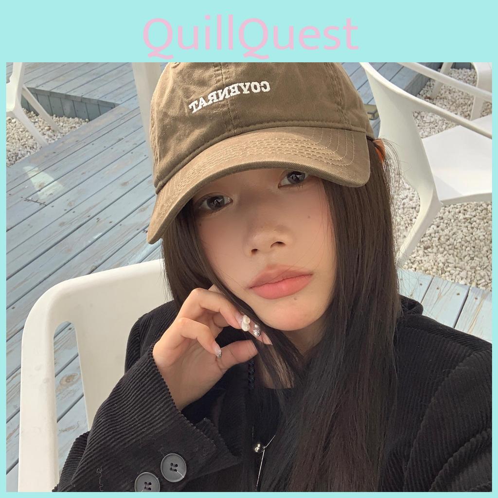 Retro Stylish Embroidered Cap Made From Soft Washed Fabric Perfect For Spring