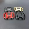dnbn1 ABS Cars Logo Front Grille Rear Trunk Emblem for Honda Accord Civic Type-R CRV HRV FIT Jazz Steering Wheel Stickers Accessories