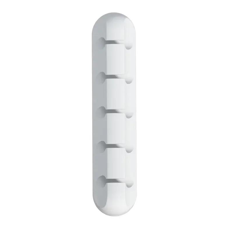 USB Cable Organizer Silicone Cable Winder Desktop Tidy Management Clips Cable Holder For Mouse Keyboard Headphone Wire Organizer
