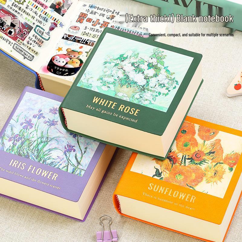 Extra Thick Mini Square Sketchbook for Art Students