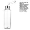Plastic Water Bottle Leak Proof Portable Transparent Water Cup with Sealing Lid And Strap Water Container for Hot Cold Drinks Outdoor Office Travel