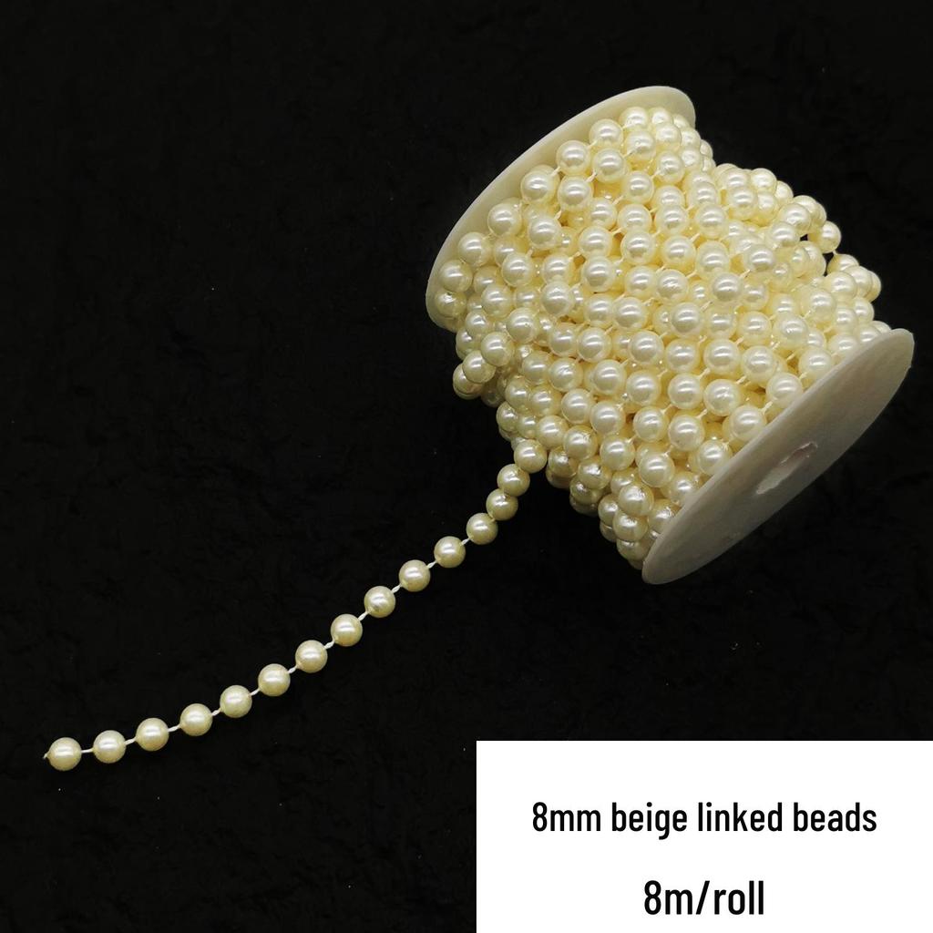 Double-Line Pearl Sunflower Snowflake Beads DIY Decoration