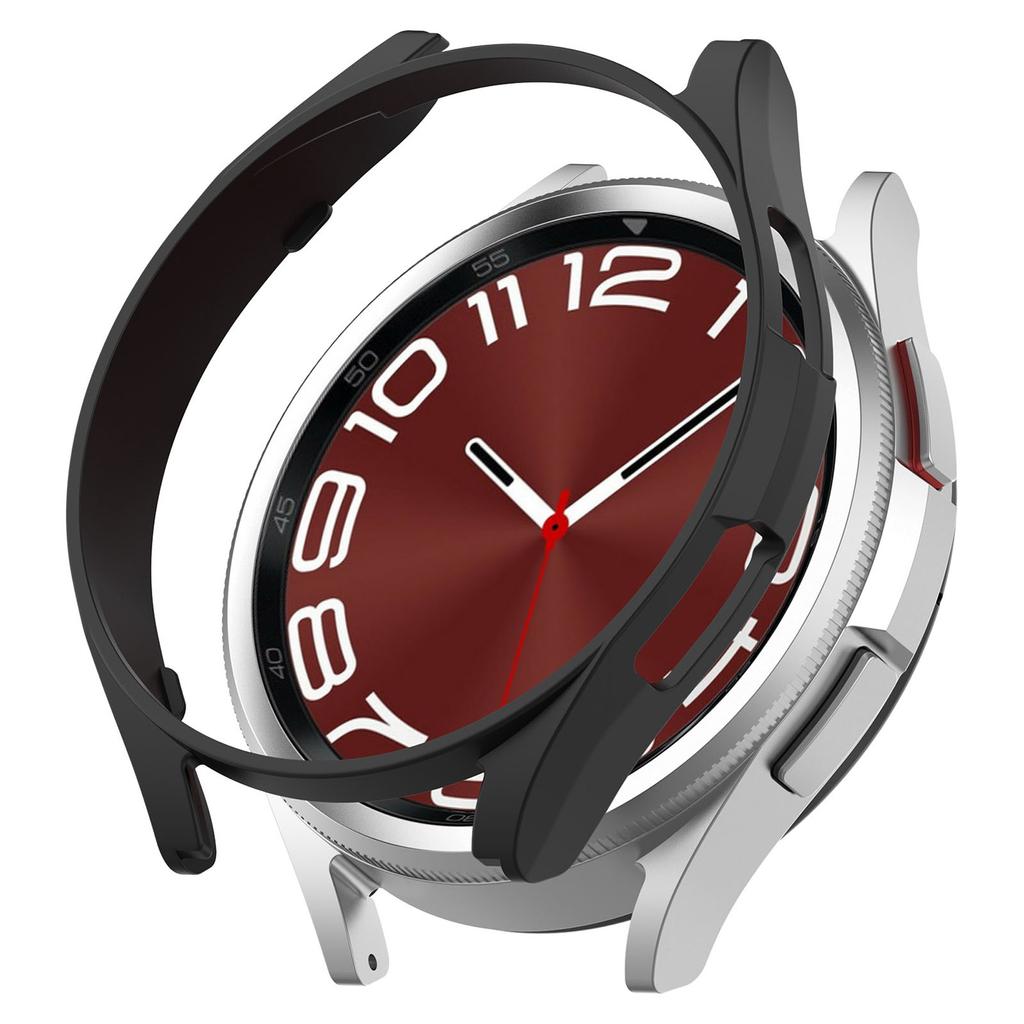 Smartwatch-Stoßstangenabdeckung für Uhr 6Classic 43 mm/47 mm Schutzhülle Halbabdeckung Gehäuseschale Armbanduhrenzubehör