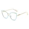 Cat Eye Anti-Blue Light Glasses Women Men Oversized Optical Frame Eye Protection Ultra Light Eyeglasses Office Computer Goggles