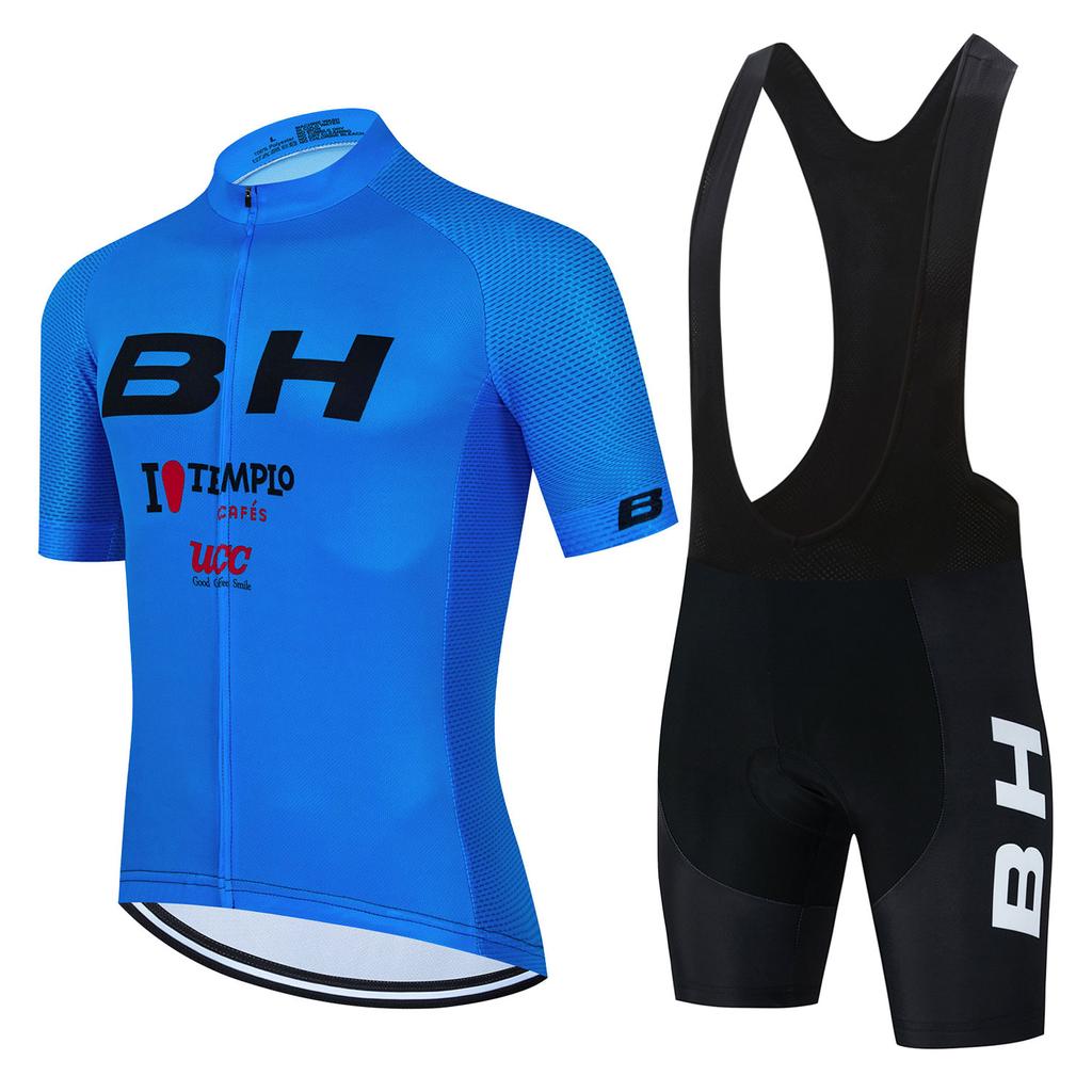 2024 BH Team Cycling Sets Homens Bicicleta Roupas Verão Manga Curta Mountain Cycling Roupas Ternos Ropa Ciclismo Triathlon Kits