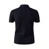 Men's Plus Size Summer Short Sleeve Zipper Polo - Casual, Breathable, High Elastic Pique Mesh Top
