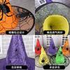 Halloween Hat Children's Performance Hat Kindergarten Little Witch Hat Boys and Girls Magic Wizard Hat Spider Web Hat