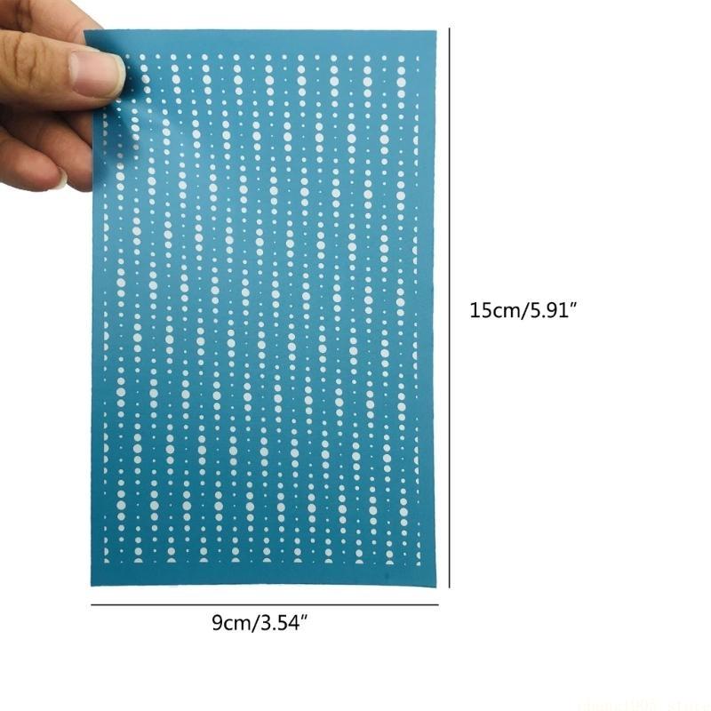 QX2E DIY Silk Screen Printing Stencil Reusable-Mesh Stencils Transfer Silk Screen Stencils for T-Shirts Ceramic Decorations