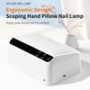Nail Lamp with Tilting Hand Pillow Manicure Tool Built In USB 4 Timers Premium Easy To Use