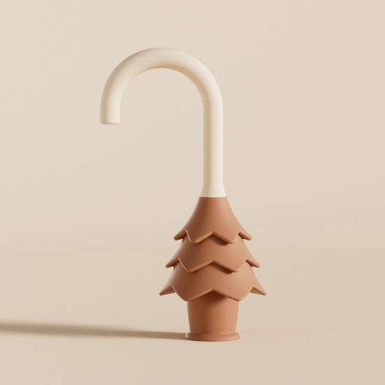 Security Key Card Silicone Door Stopper Christmas Tree Shape Baby Safety Anti-Pinch Design Door Guard