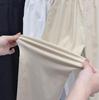 Women's Summer Slim Tencel Carrot Pants - Elastic Waist, Tapered, Nine-Point Harem Style