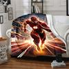 1pc Flash Speed Flannel Throw Blanket - HD Printed Lightweight Soft Warm All-Season Blanket for Sofa, Bed, Travel, Camping 150
