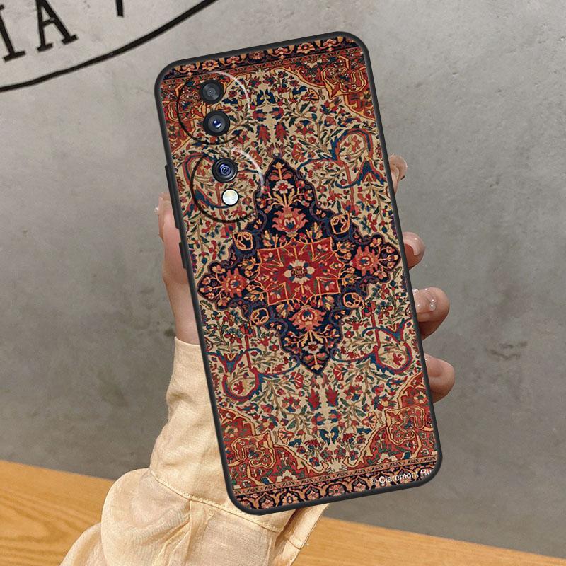 

Персидский ковер Цветочный узор Чехол Для Honor Magic 8 5 6 7 Lite 200 400 Pro 50 70 90 X8c X8b X9a X9b X9c X9d Win RT Обложка Honor 70
