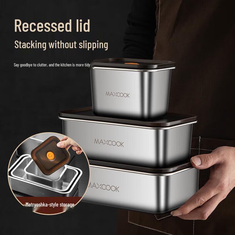 Mei Chu 304 Stainless Steel Food Storage Container