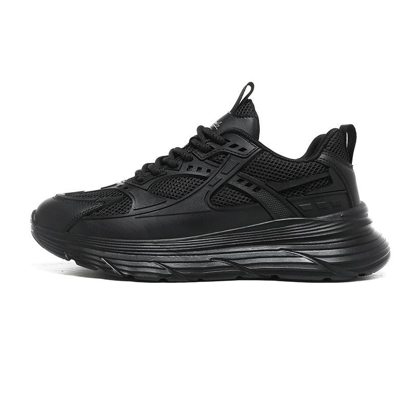 

Mesh breathable sports men s casual shoes new hotel restaurant non-slip and oil-proof black work shoes chef 47 чёрный