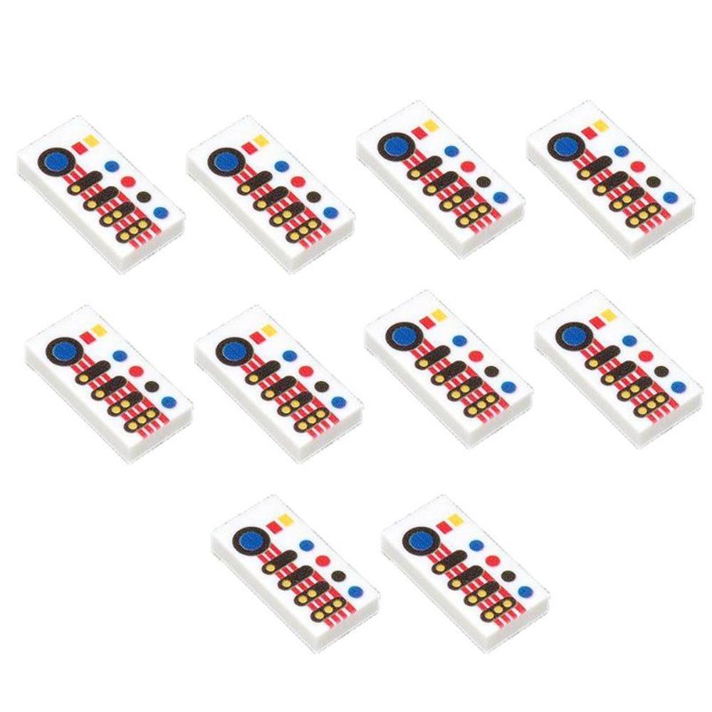 City Building Blocks Accessories Dashboard Audio Computer Control Center Radar Keyboard Mobile Phone Model Mini Brick Toy R054