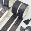 Wing Bow Grid Themed Decorative Tape Set 2/3Pcs INS Style Cute Adhesive Tapes for Journaling Gift Packing DIY Handcrafts