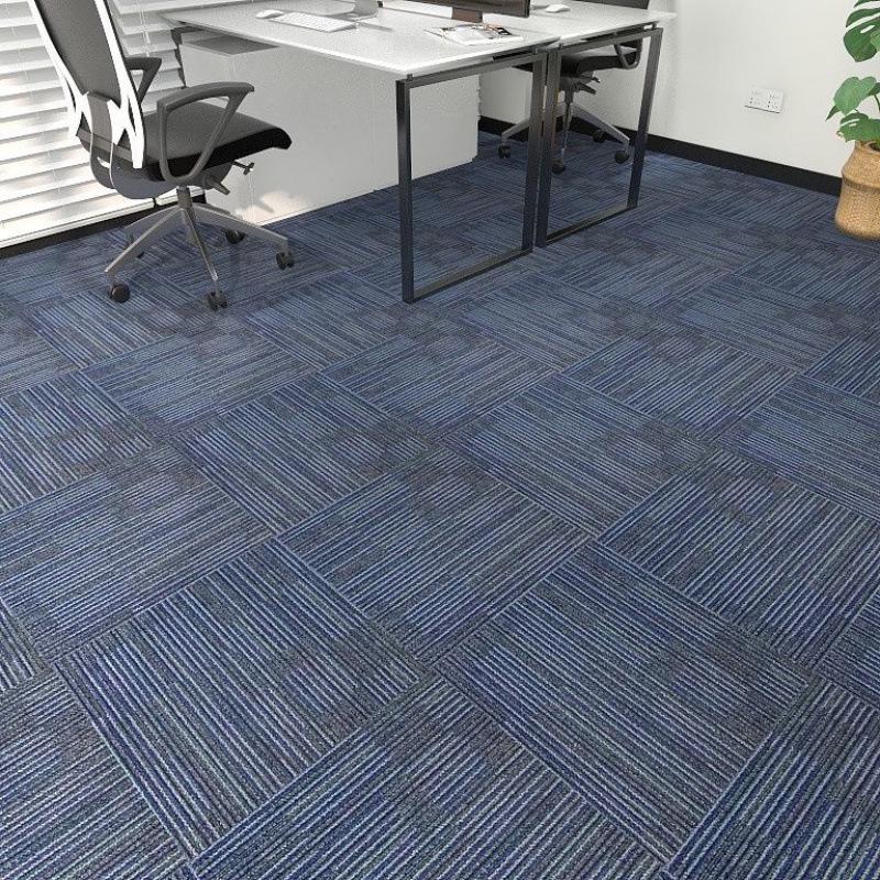 Große graue Büro- und Schlafzimmer-Teppichfliesen - Vollständige Raumabdeckung