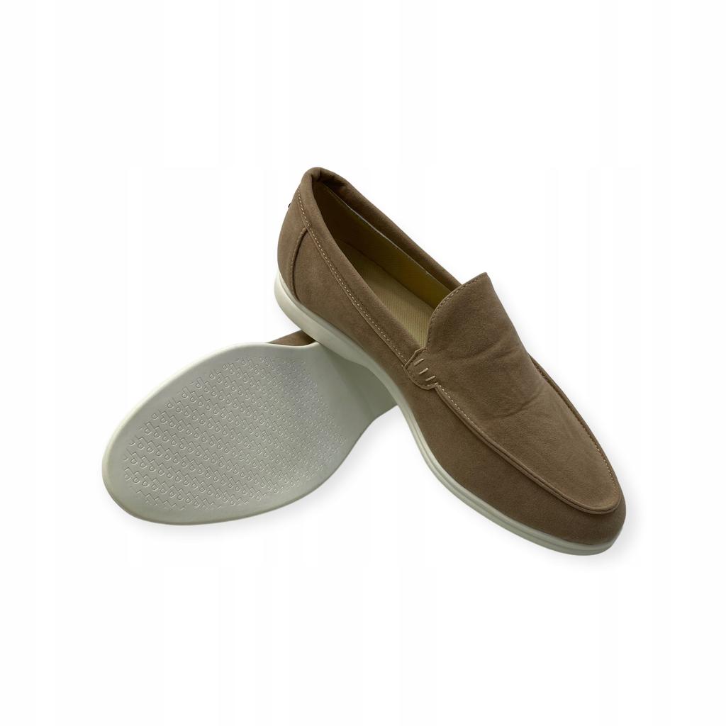 Men's Suede Old Money Loafers 44