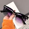 New Trendy Street Photography Korean Edition Eyebrow Luxury Sunglasses For Men Cool Personalized Sunglasses Women(Ds-8180)
