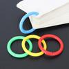 20Pcs Circle Loose Leaf Easy Rings Notebook Book Binder Plastic Hoops Diy Albums