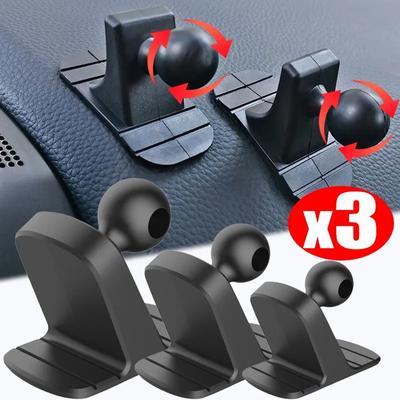 Auto Handyhalter Basis 17mm Kugelkopf Basis Armaturenbrett Montage Saugnapf Rutschfeste Halterung Lüftungsschlitz-Clip Autozubehör