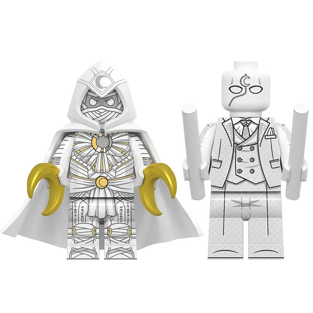 Moonlight Knight Assembled Figure Building Blocks Small Toys