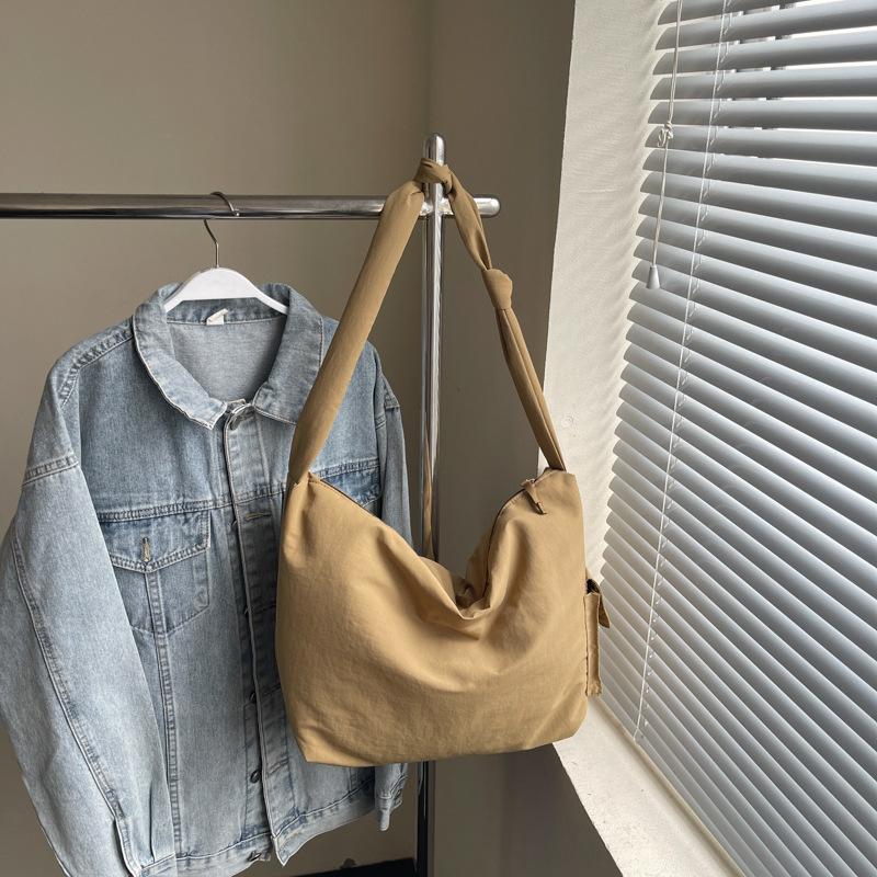 

Ленивая ветряная тканевая сумка новая сумка большой вместимости женская повседневная на плечо сумка-мессенджер классная сумка-тоут хаки