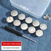 Adjustable Screw-On Rivet Button for Waist Tightening - Hole-Free, Detachable, and Size Customizable.