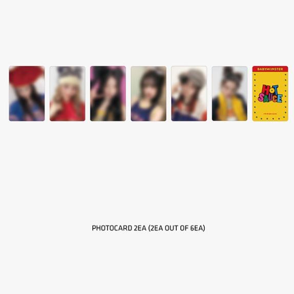 BABYMONSTER HOTSAUCE PVC Photo Card Holder