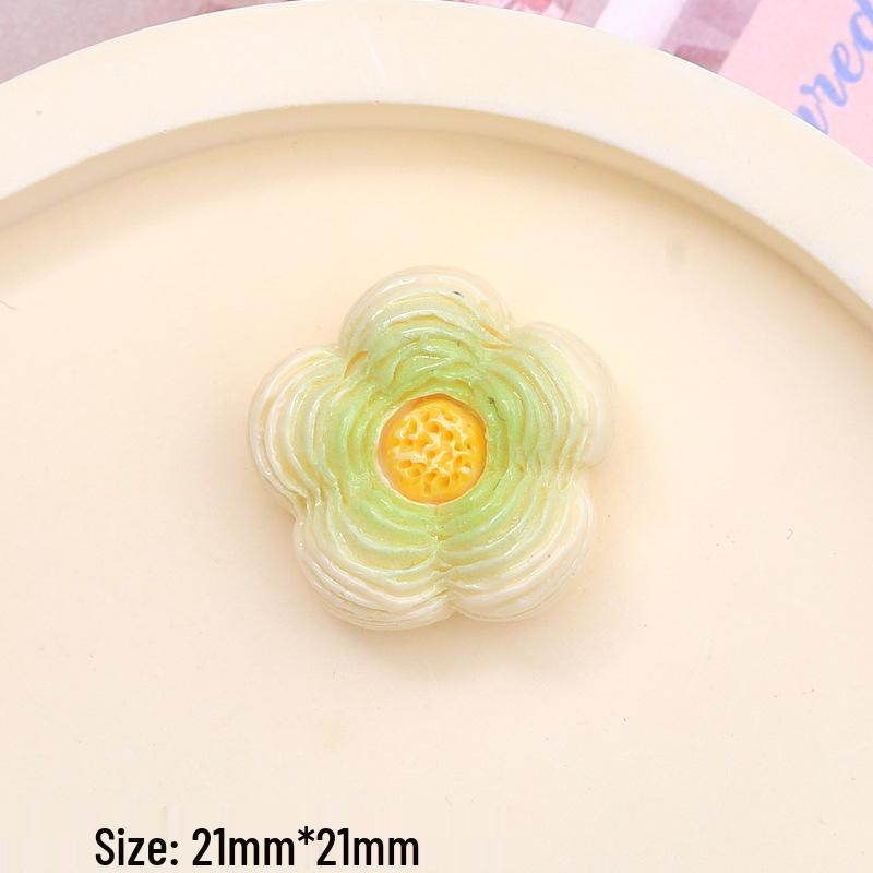 Cherry Blossom Resin DIY Accessories: Hair Clips, Shoe Buckles, and Cartoon Bread Food Toys