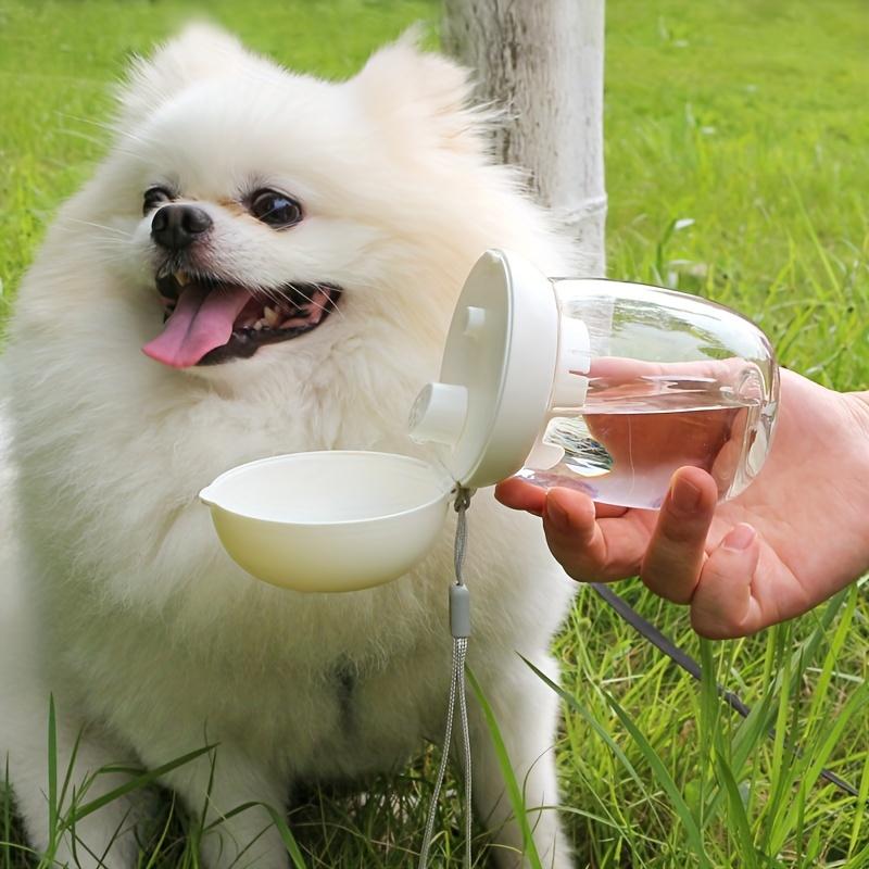 

Portable Pet Water Feeder, Foldable Plastic Pet Drinking Bottle Heat Resistant Water Dispenser For Dog Pet Supplies 300ml жовтий