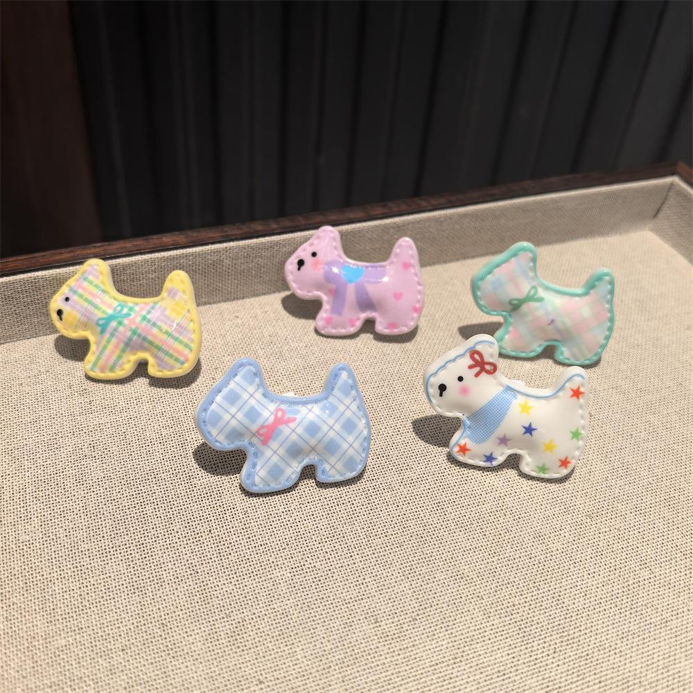 New dopamine Colorful bow Shoe laces Charms for Sneakers Cartoon Dog Shoe Decorations Charm Crystal Pearl Bow Shoes Accessories